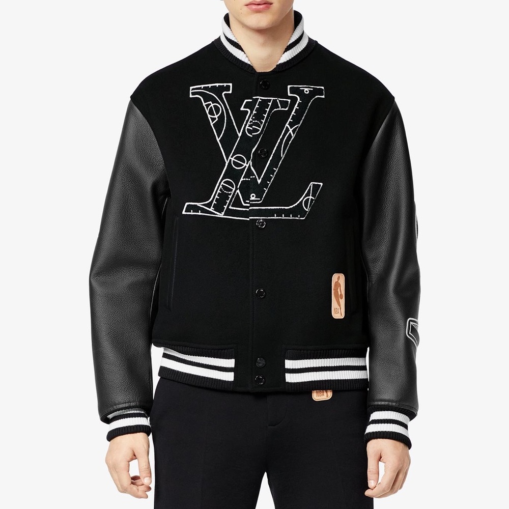 Louis Vuitton x NBA Leather Varsity Jacket
